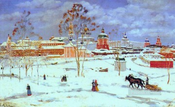 トロイツェ・セルギエフ修道院 1 コンスタンチン・ユオン Oil Paintings